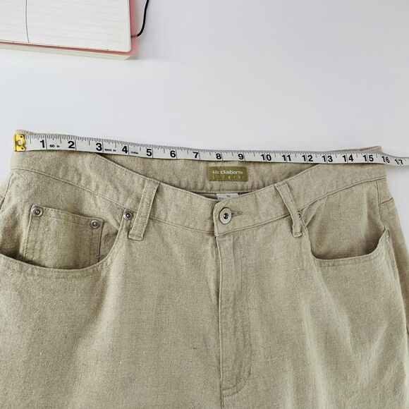 Vintage Linen Pants Liz Claiborne Linen Pants Womens Linen VTG Pants 32x32 Linen - Picture 10 of 16